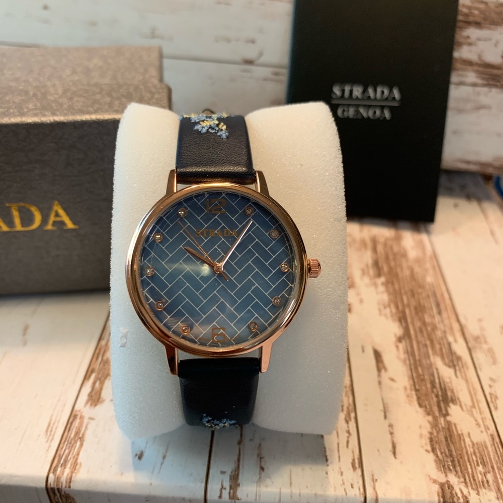 Strada Austrian crystal watch